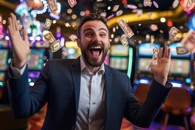 Tampilan meja Lightning Roulette di studio dealer horas4d dengan roda roulette dan layar taruhan